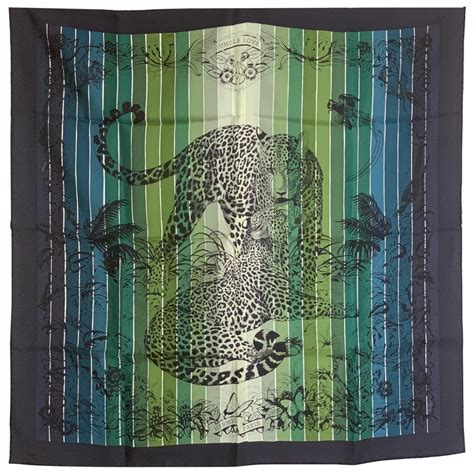 hermes jungle love rainbow scarf|Jungle Love Rainbow Silk Twilly Scarf w/ Tags .